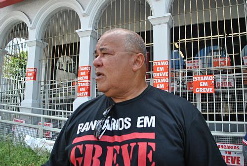 Jairo França, presidente do Sindicato dos Bancários de Alagoas