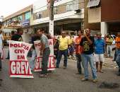 Policiais em greve denunciam irrgularidades no Ipaseal