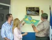 Descerramento da placa inaugural da Junta do Serviço Militar em Jequiá da Praia
