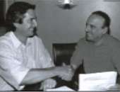 Cleto Falcão e Fernando Collor juntos em foto do arquivo do ex-deputado