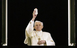 Papa em sua bênção dominical