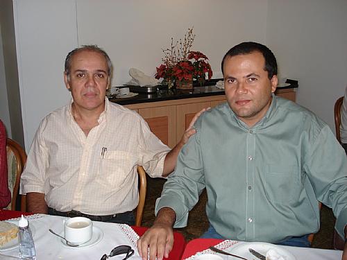 Dirigentes do sindicato, Marcos Calheiros e Alex Tenório