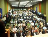 O auditório da Casa da Indústria ficou lotado de prefeitos, vereadores e amigos de Paulo Sérgio