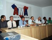 Ricardo Câncio, do Banco do Brasil, também participou da reunião na AMA