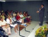 Luciano Barbosa na abertura do curso de especialização