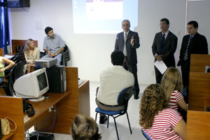 Abertura do treinamento e inauguração do laboratório de informática da ESMAL