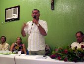 Prefeito José Pedrosa fala no lançamento da cartilha