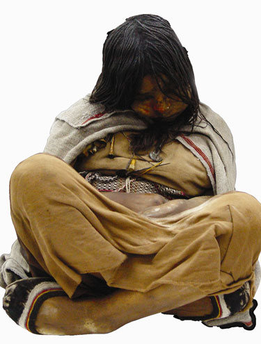 Conhecida como 'a Donzela', a menina inca morreu aos 15 anos