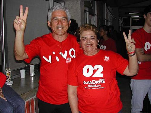 Ana Dayse e Eurico Lôbo comemoram reeleição na Ufal