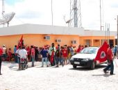 Trabalhadores rurais ligados ao MST bloquearam ruas na cidade de Inhapi