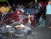 Veículo em que os acusados estavam ficou totalmente destruído após a colisão