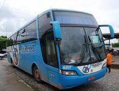 Ônibus da Viação Progresso foi assaltado em Joaquim Gomes