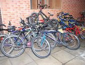 Mais de cinquenta bicicletas apreendidas