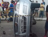 Acidente envolveu três carros na Fernandes Lima