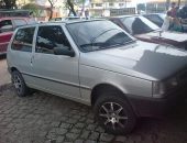 Fiat Uno foi interceptado pelos policiais do 1° BPM, na Bomba do Gonzaga