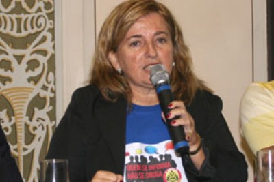 Noélia Costa, presidente do Fórum Permanente de Combate às Drogas
