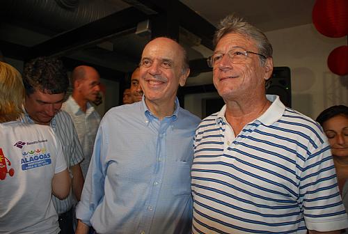 Governadores José Serra e Teotonio Vilela Filho