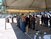 Comando da Polícia Militar presente à solenidade de despedida da Força Nacional