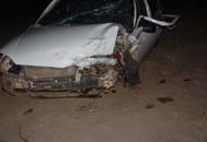 Veículo Fiesta onde estava a vítima fatal do acidente