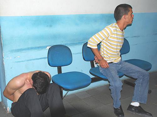 Felipe e Paulo Roberto, presos na Deplan III