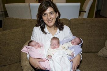 Ana Clara, Helena e Laura nasceram em 16 de abril deste ano
