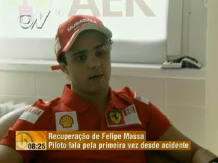Massa está a caminho de São Paulo, onde dará prosseguimento à recuperação