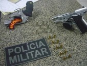 Armas foram apreendidas em um bar no Povoado Porongaba