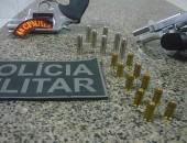 Armas foram apreendidas em um bar no Povoado Porongaba