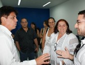 Secretário do Ministério da Saúde, Nélio Batista travando contato com equipe de Saúde de Rio Largo