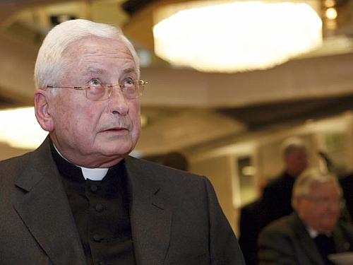 O bispo alemão Walter Mixa em foto de 2 de março de 2009
