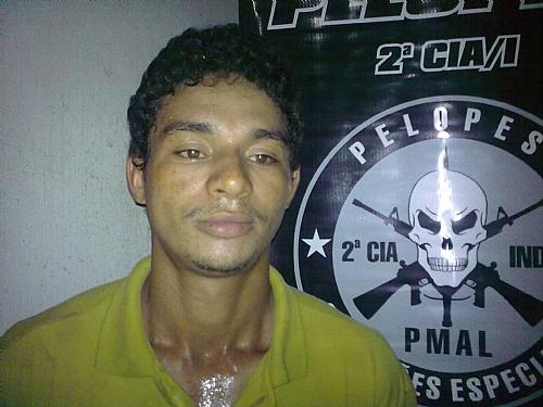 Acusado de latrocínio foi preso por policiais da 2ª Cia de Novo Lino