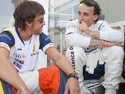 Alonso e Kubica podem ser companheiros