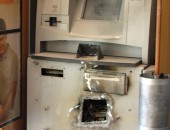 Bandidos utilizaram maçarico para arrombar caixa eletrônico