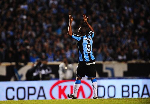 Borges, marcou três gols para o Grêmio.