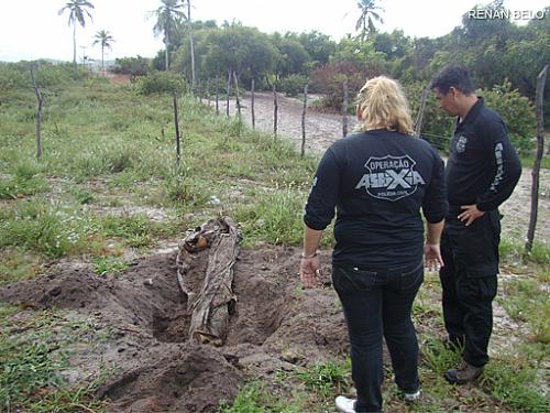 Cemitério clandestino foi encontrado em Barra Nova