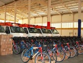 Bicicletas, equipamentos e ambulâncias entregues à Saúde