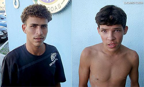Wallisson Costa da Silva e Jonathan Pereira Custódio são acusados de depredar o veículo