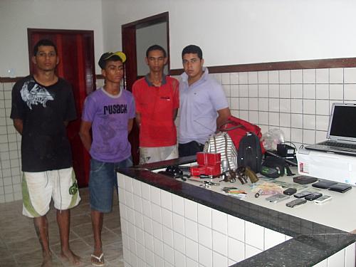 Acusados foram detidos na zora rural de Arapiraca