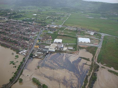 A cidade de União dos Palmares uma das mais atingidas pelas enchentes (foto) está entre as que se encontram em situação de emergência