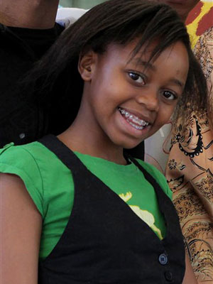 Zenani Mandela, de 13 anos