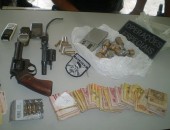 Material apreendido pela Polícia Militar de Alagoas
