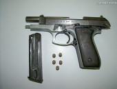 Pistola, calibre 7.65, apreendida