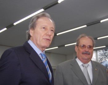 Ministro Ricardo Lewandowski e desembargador Estácio Gama