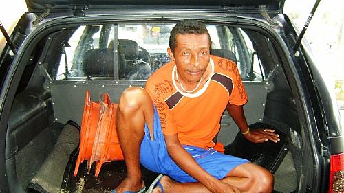 Geraldo da Silva Santos, 40, foi preso posse ilegal de arma de fogo
