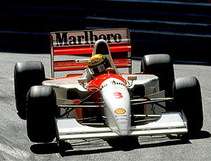 Senna na McLaren em 1993