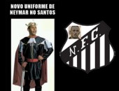 Novo uniforme e escudo do 'Neymar FC"