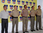 Nova cúpula da Polícia Militar na posse do comandante do CPC