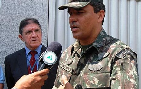 Coronel Pinto Sampaio lamenta a morte de aluno do NPOR durante treinamento