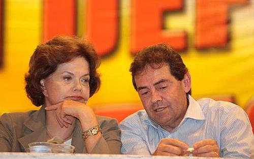 Paulinho da Força e a presidente Dilma Rousseff