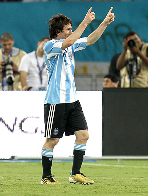 Lionel Messi marcou aos 47 minutos do segundo tempo